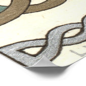 Gelber Tulip Poster (Ecke)