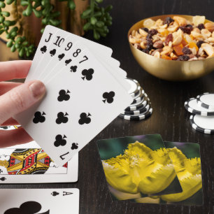Gelber Tulip Spielkarten