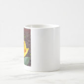 Gelber Tulpen-Kaffeebecher Kaffeetasse (Mittel)