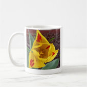 Gelber Tulpen-Kaffeebecher Kaffeetasse (Links)
