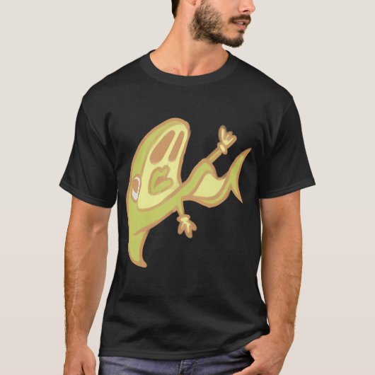 Gelber Typ(en) T-Shirt (Vorderseite)