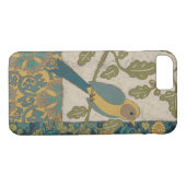 Gelber und Aquamariner Blauer Vogel auf einem Zwei Case-Mate iPhone Hülle (Rückseite (Horizontal))