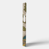 Gelber und Aquamariner Blauer Vogel auf einem Zwei Case-Mate iPhone Hülle (Rückseite / Rechts)