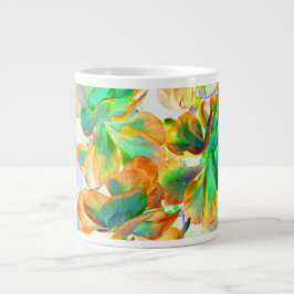 gelber und grüner Succulent colorized Jumbo-Tasse