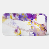 gelber und lila Hintergrund Case-Mate iPhone Hülle (Rückseite (Horizontal))