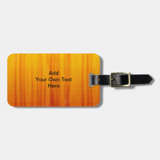 Gelber und orange Muster Gepäckanhänger