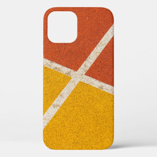 Gelber und orangefarbener Boden Case-Mate iPhone Hülle (Rückseite)