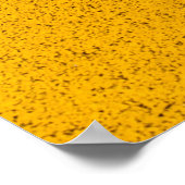 Gelber und orangefarbener Boden Poster (Ecke)