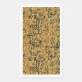 gelber und schwarzer Marmor Serviette (Vorderseite)