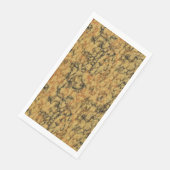 gelber und schwarzer Marmor Serviette (Ecke)