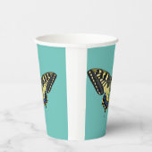 Gelber und schwarzer Schmetterling Pappbecher (Rechts)