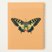 Gelber und schwarzer Schmetterling Planer (Rückseite)