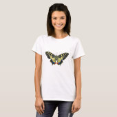 Gelber und schwarzer Schmetterling T-Shirt (Vorne ganz)