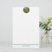 Gelber und weißer Kakadu Briefpapier (Stehend Vorderseite)