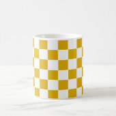 Gelber und weißer Senf Kaffeetasse (Mittel)