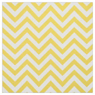 Gelber und weißer Zickzack Stripes Zickzack Muste Stoff