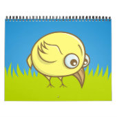 Gelber Vogel Cartoon Kalender (Titelbild)