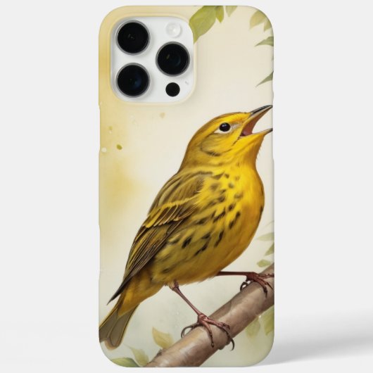 gelber Vogel Case-Mate iPhone Hülle (Rückseite)