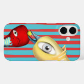 Gelber Vogel Storytelling Frucht rote Eiscreme lec Case-Mate iPhone Hülle (Rückseite (Horizontal))