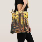 Gelber Wald im Herbst streichen Totenbeutel Tasche (Von Nahem)