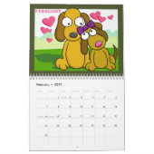 Gelber Welpen-Kalender 2012 Kalender (Feb 2027)