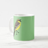 Gelber Wildvogel Kaffeetasse (Vorderseite Links)