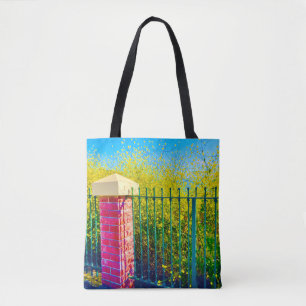 Gelber Zaun Blüte Tasche