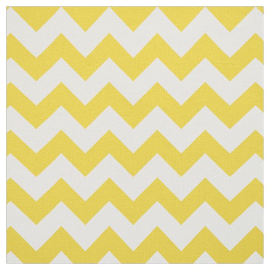Gelber Zickzack Stripes Zickzack Muster Stoff (Muster)
