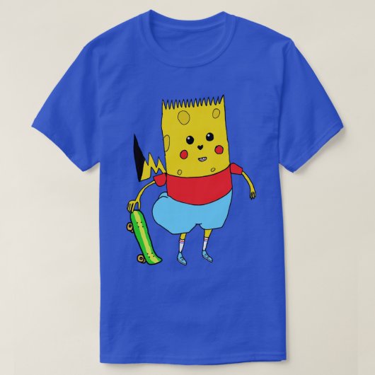 Gelber Zwergschwamm Bart PikaPants Knock O T-Shirt (Design vorne)