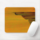 Gelbes abstraktes Design Mousepad (Mit Mouse)