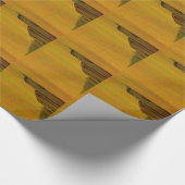 Gelbes Abstraktes Geschenkwrap Geschenkpapier (Ecke)
