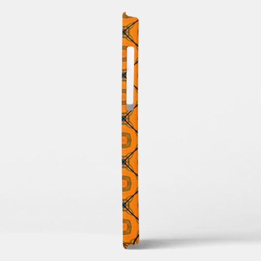 Gelbes abstraktes Muster-Hintergrunddesign. abstra Case-Mate iPhone Hülle (Rückseite / Links)