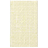 Gelbes Abstraktes Quadrat-Muster Tischdecke (Vorderseite)