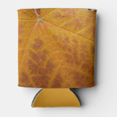 Gelbes Ahornblättern Herbst Abstrakte Natur Dosenkühler (Vorderseite)