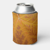 Gelbes Ahornblättern Herbst Abstrakte Natur Dosenkühler (Kanne Rückseite)