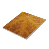 Gelbes Ahornblättern Herbst Abstrakte Natur Fliese (Seite)