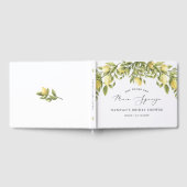 Gelbes Amalfi-Brautparty Gästebuch (Voll)