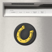 Gelbes Amber Horseshoe Magnet (In Situ (Geschirrspüler))