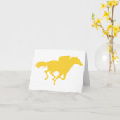 Gelbes Amber Racing Karte (Gelbe Blume)