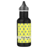 Gelbes Ankermuster Trinkflasche (Links)