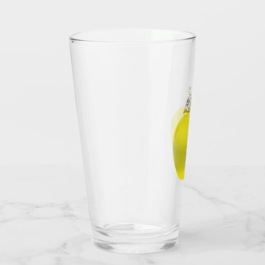 Gelbes Apfelglas Glas (Rechts)