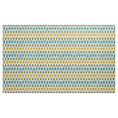 gelbes Aqua-Grün-Mod-Blätter Muster Stoff (Yard (91,4 cm))