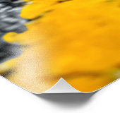 Gelbes Asphalt Highway Road Creative Fotografy Fotodruck (Ecke)