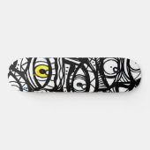 Gelbes Auge Skateboard (Horizontal)