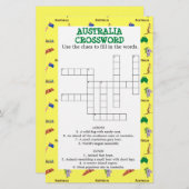 Gelbes Australisches Kreuzpapier (Vorne/Hinten)