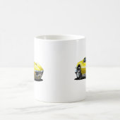 Gelbes Auto 1968-72 Korvette Kaffeetasse (Mittel)