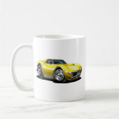 Gelbes Auto 1968-72 Korvette Kaffeetasse (Links)
