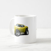 Gelbes Auto 1973-76 Korvette Kaffeetasse (Vorderseite Links)