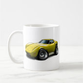 Gelbes Auto 1973-76 Korvette Kaffeetasse (Links)