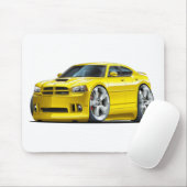 Gelbes Auto 2006-10 des Ladegerät-SRT8 Mousepad (Mit Mouse)
